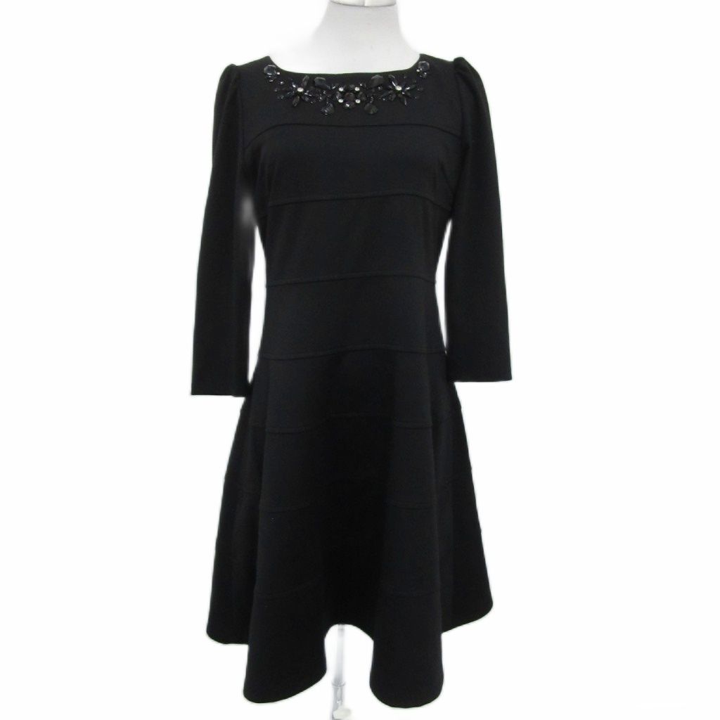 スーパービューティ Super Beauty ワンピース ひざ丈 七分袖 42 XL