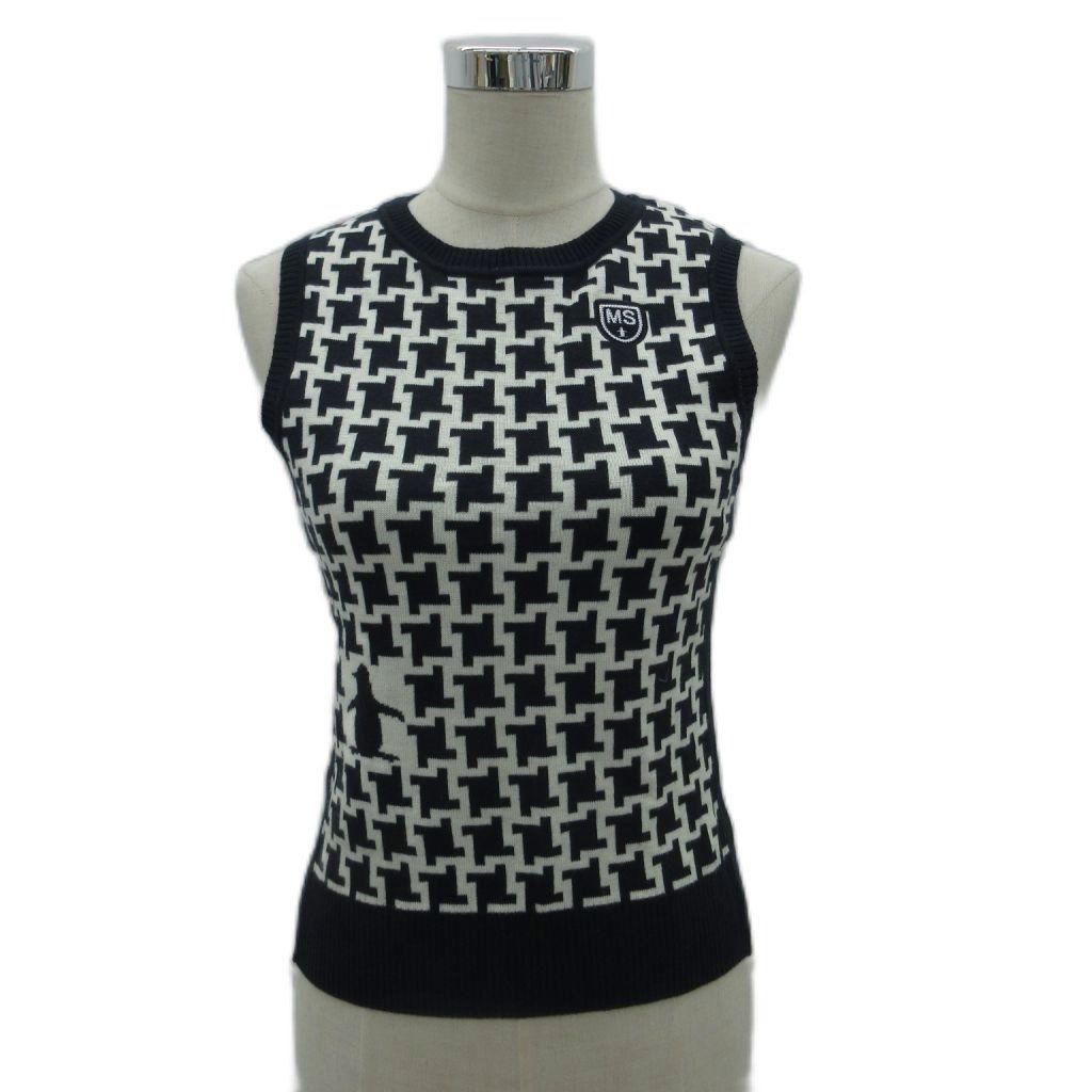 マンシングウェア MUNSINGWEAR ゴルフウエア ニットベスト ミドル丈 M