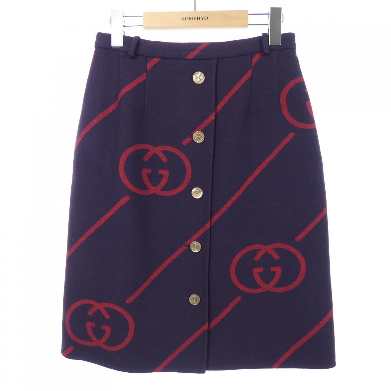 グッチ GUCCI インターロッキングG 577752 ZABXV スカート - メルカリ