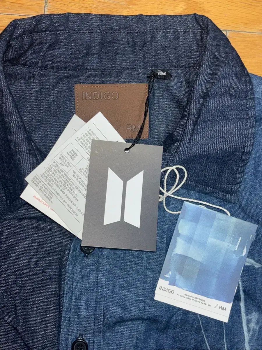BTS RM INDIGO DENIM SHIRT未使用品 2026年最新】indigo rm シャツの