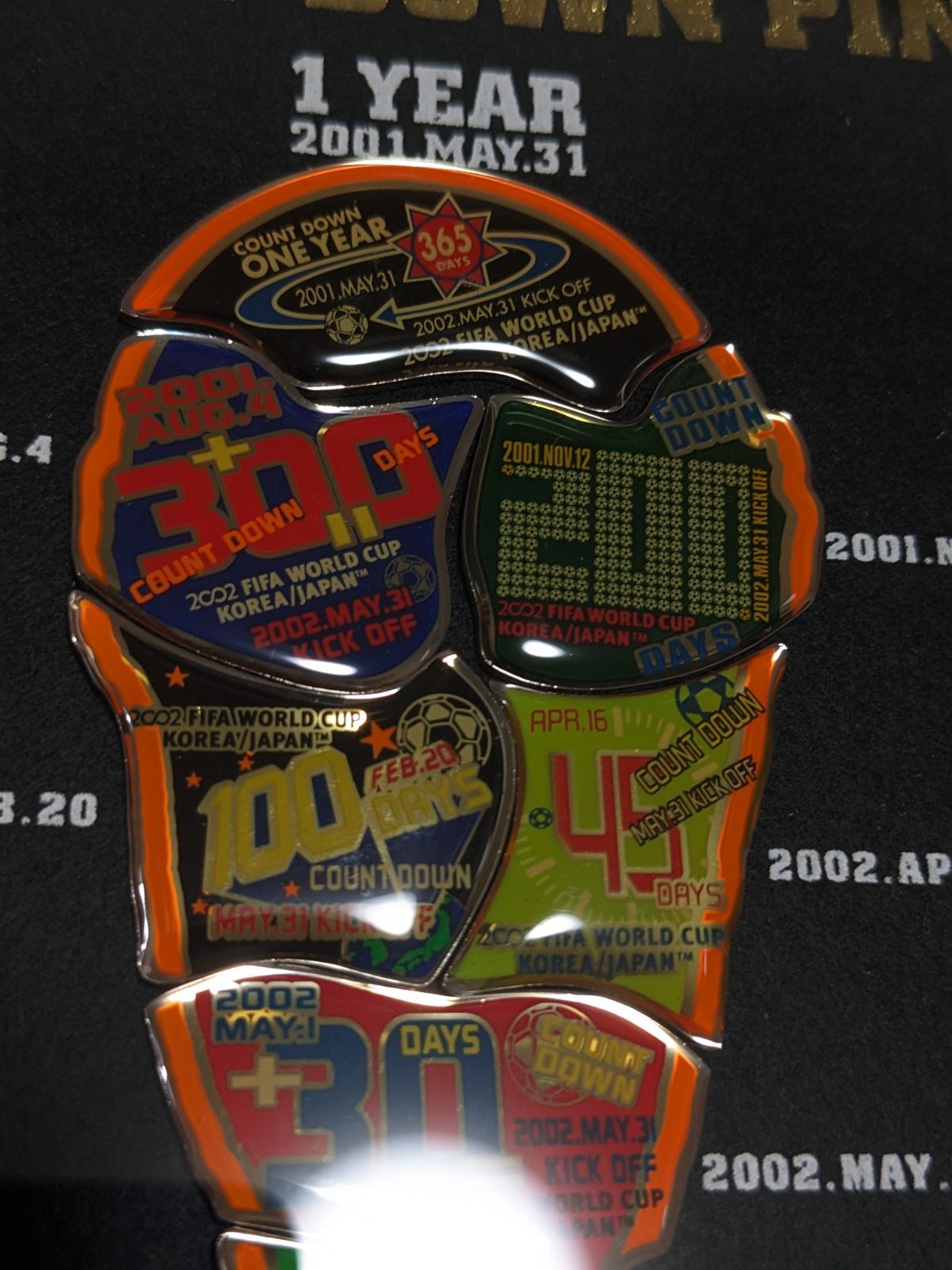 【限定】サッカー　2002日韓 ワールドカップ　ピンズセット 限定】サッカー 2002日韓 ワールドカップ ピンズセット 限定】サッカー