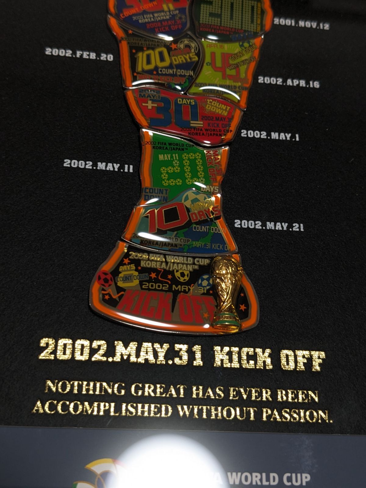 限定記念品2002 FIFAワールドカップ 韓国・日本大会のカウントダウン