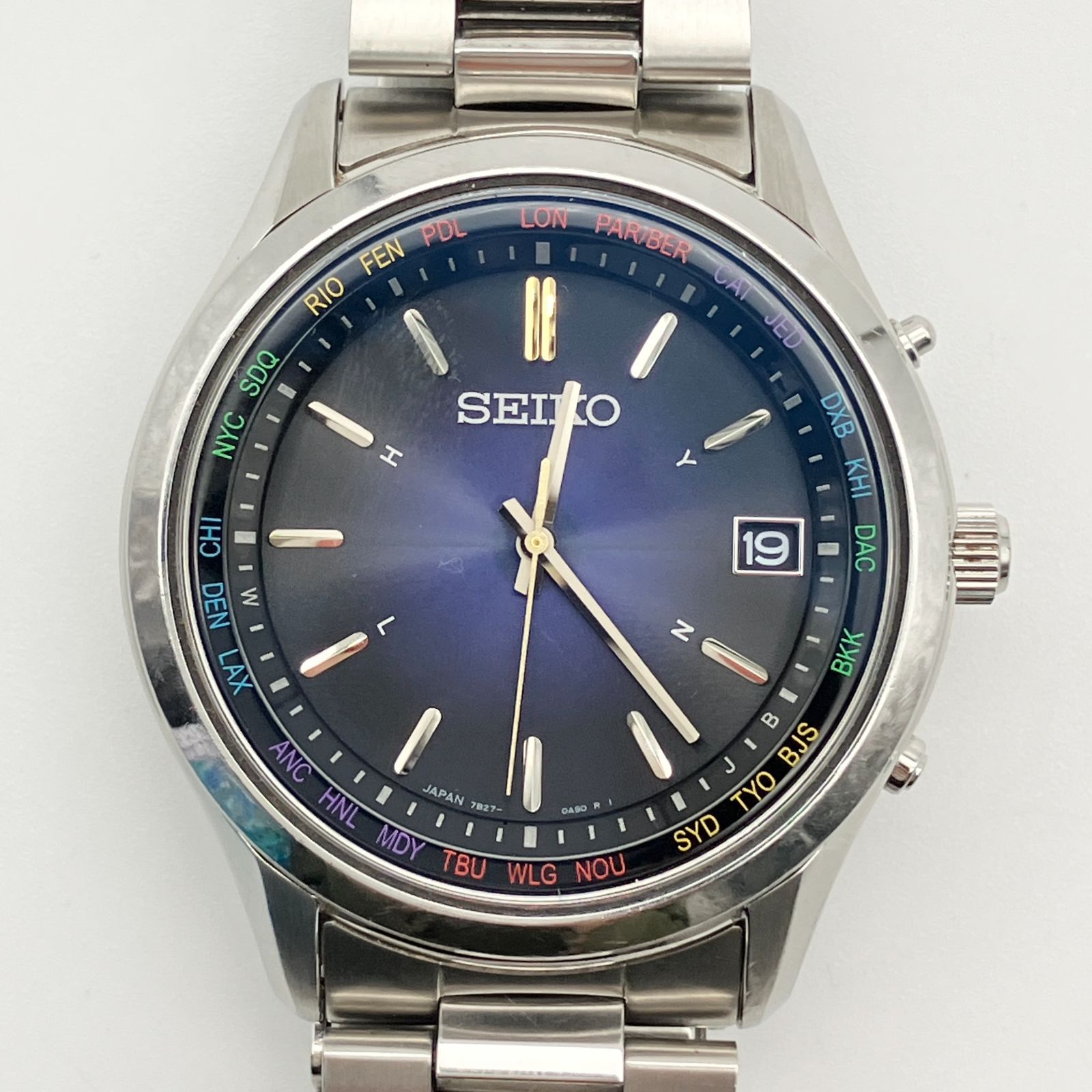 中古】セイコー SEIKO 7B27-0AA0 腕時計 限定モデル ソーラー電波