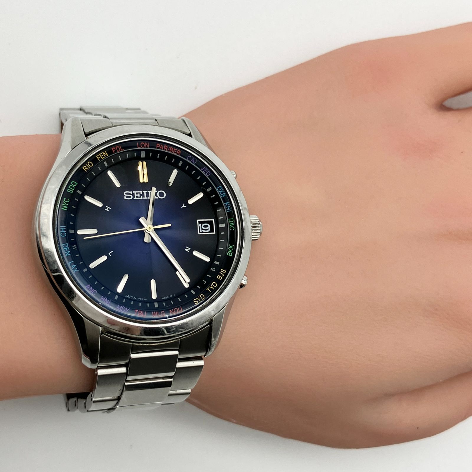 中古】セイコー SEIKO 7B27-0AA0 腕時計 限定モデル ソーラー電波