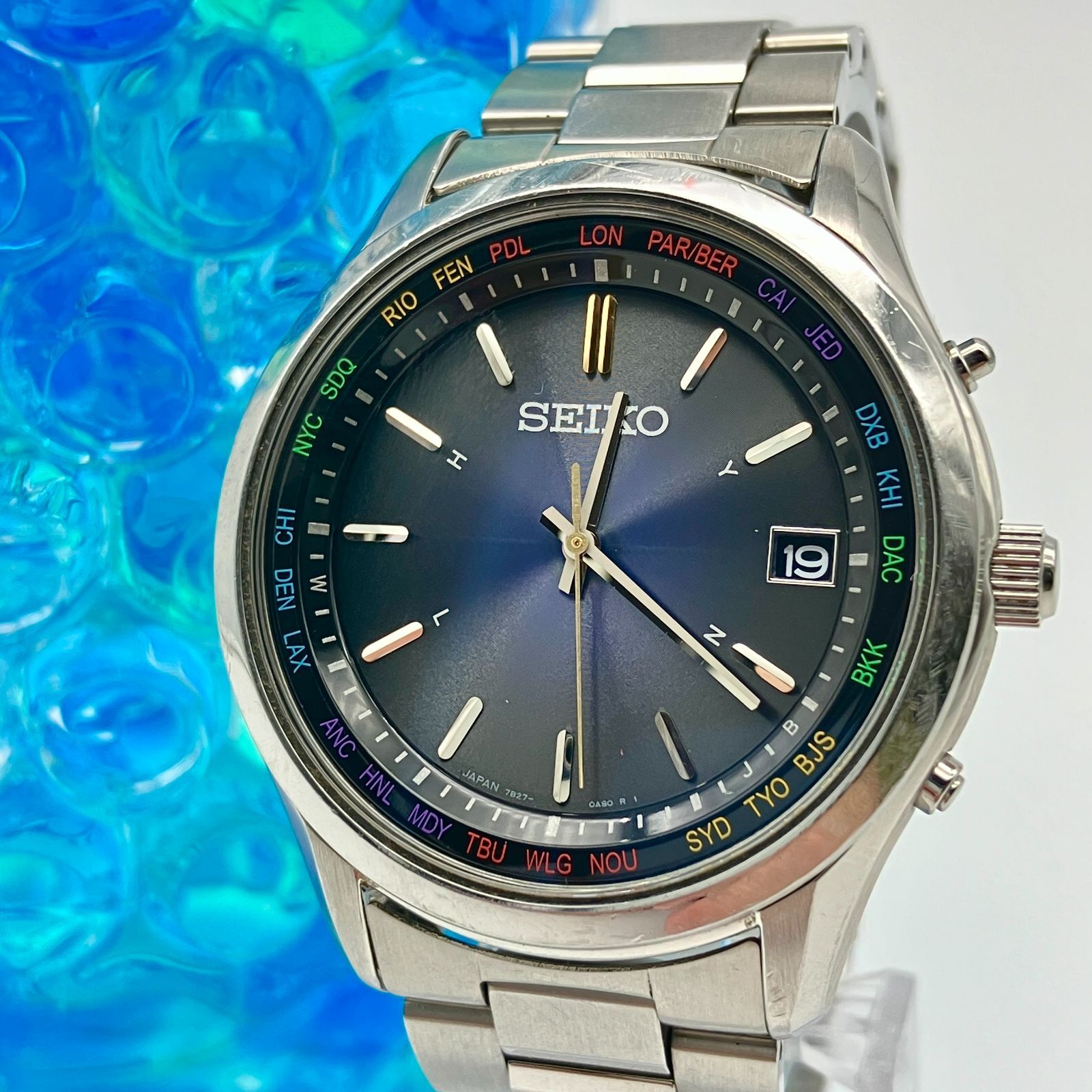 中古】セイコー SEIKO 7B27-0AA0 腕時計 限定モデル ソーラー電波