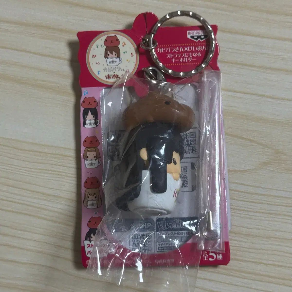 カピバラさん×けいおん　キーホルダー5種セット カピバラさん×けいおん キーホルダー5種セット