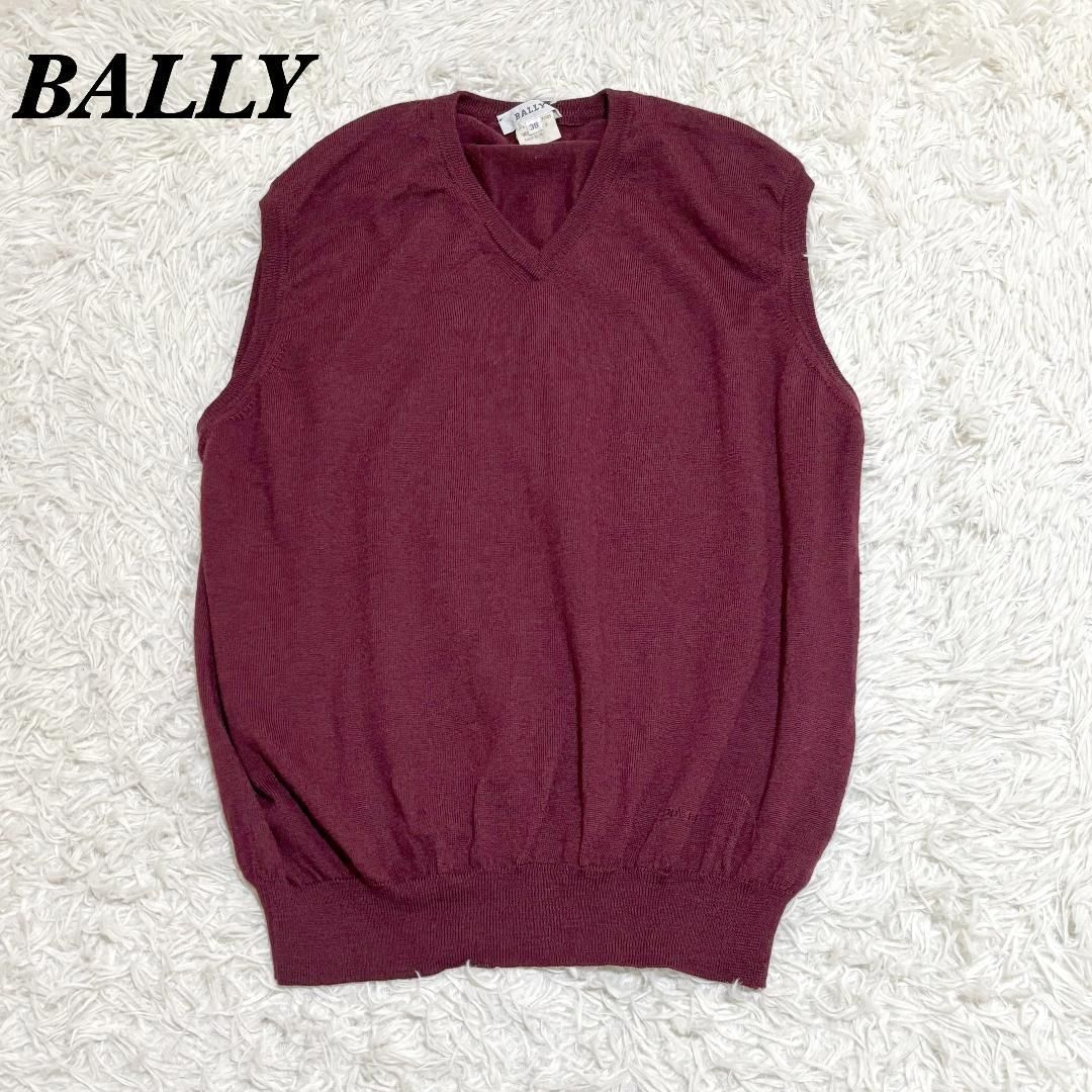 【美品】 BALLY ウール100％ ベスト 38 ボルドー 美品】 BALLY ウール100％ ベスト 38 ボルドー - メルカリ