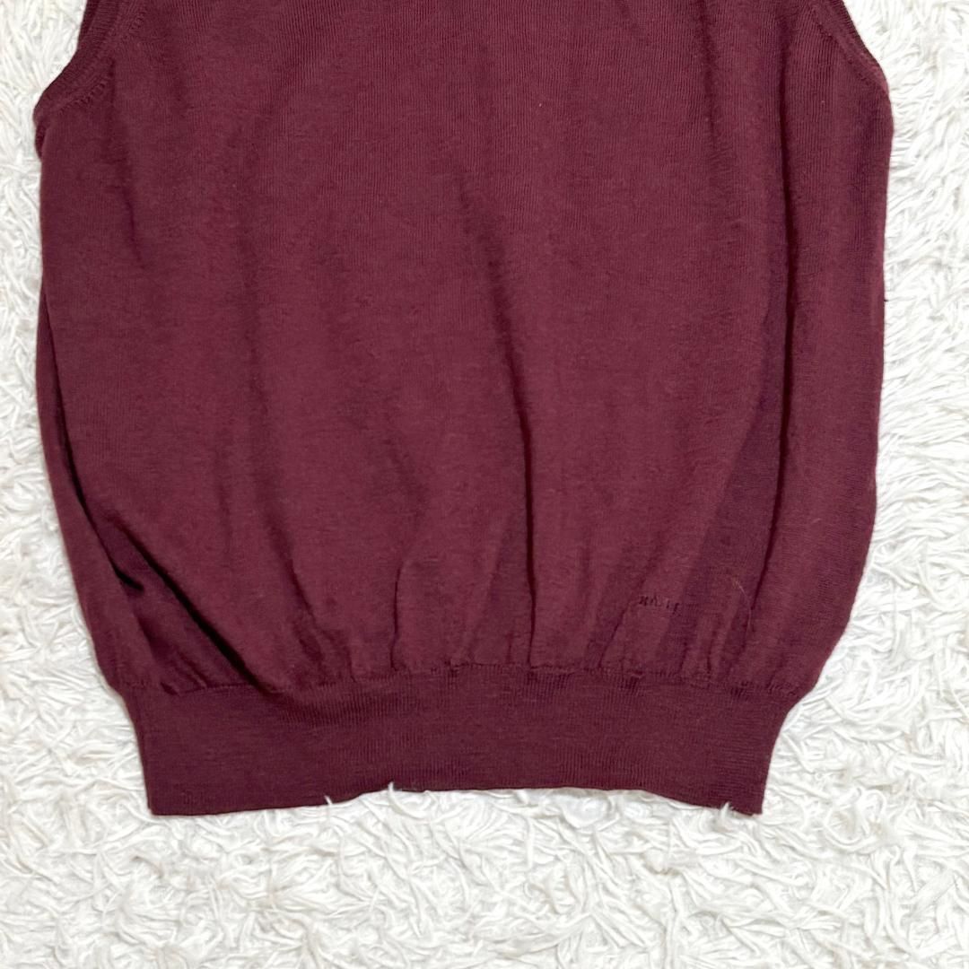 【美品】 BALLY ウール100％ ベスト 38 ボルドー 美品】 BALLY ウール100％ ベスト 38 ボルドー - メルカリ