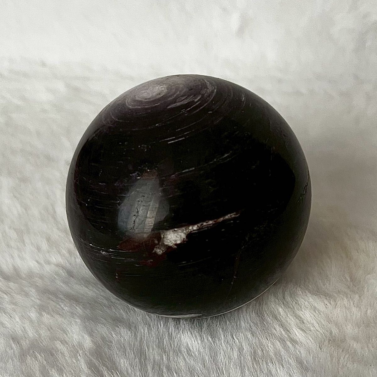 409g レピドライト（パープルマイカ）スフィア】 原石 浄化 天然石 丸