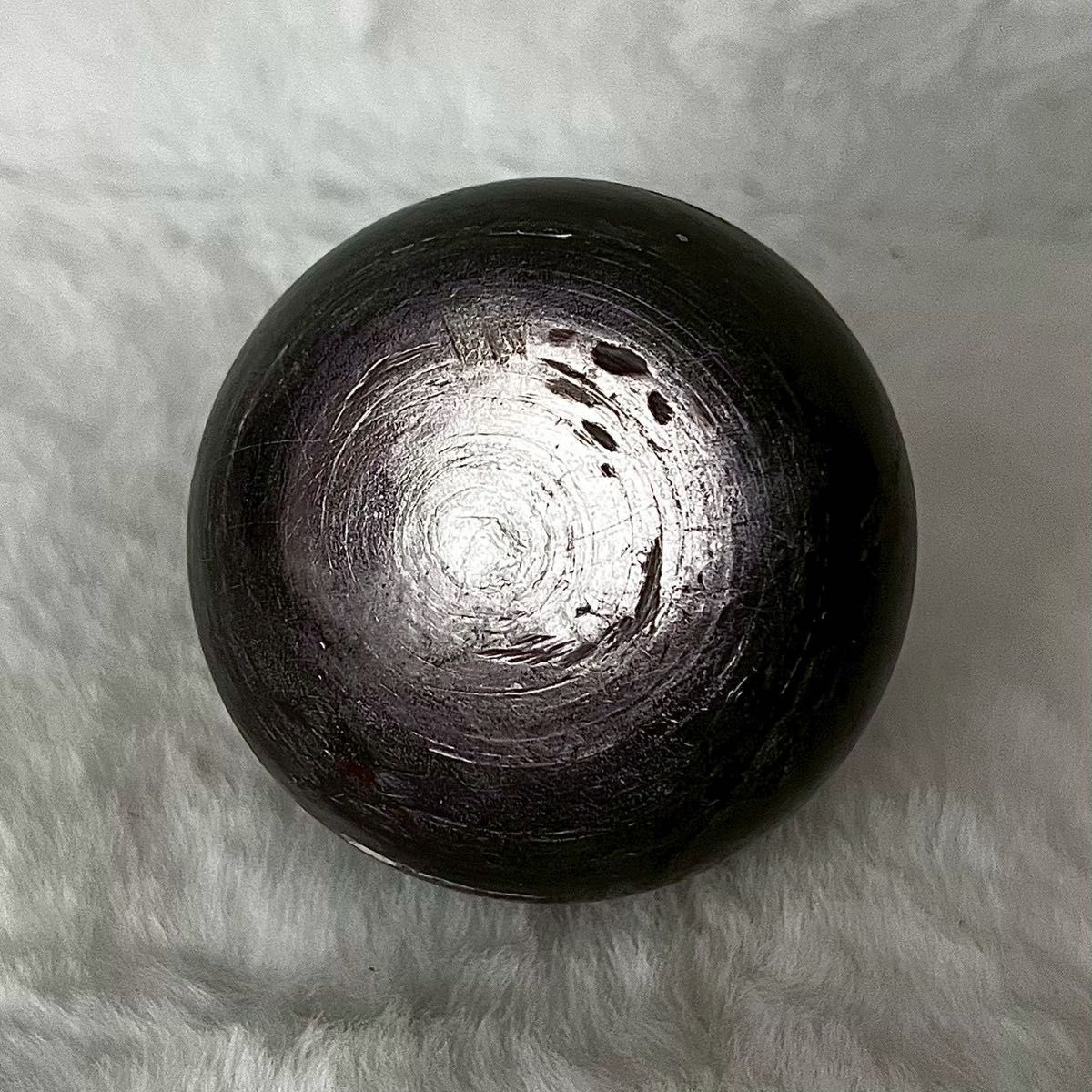 409g レピドライト（パープルマイカ）スフィア】 原石 浄化 天然石 丸