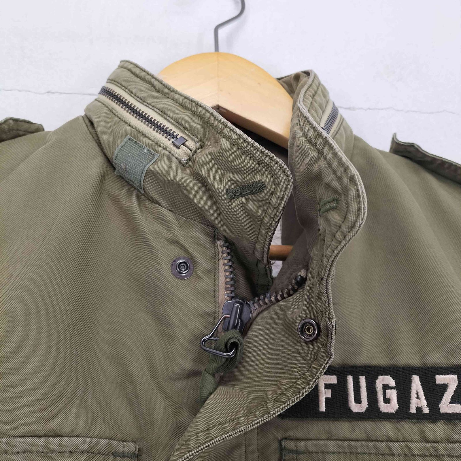 ロットワイラー ROTTWEILER M-65 バックステンシルプリントミリタリー