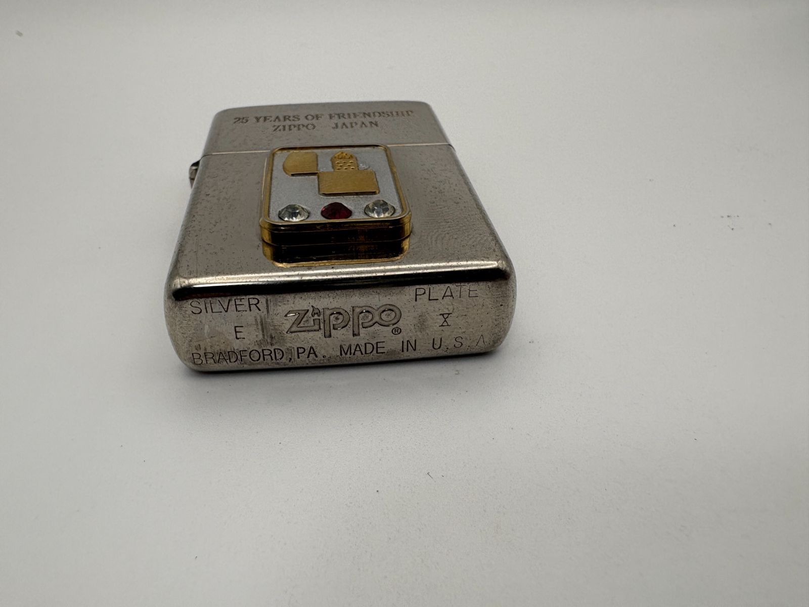 ZIPPO 購入 1994年 25周年記念 シルバープレート 12c148