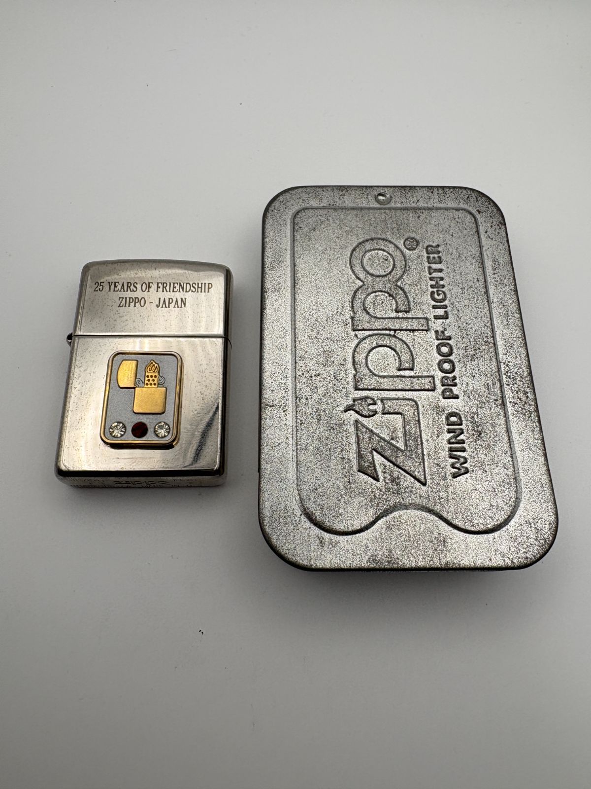 ZIPPO 1994年 25周年記念 シルバープレート 12c148 - メルカリ