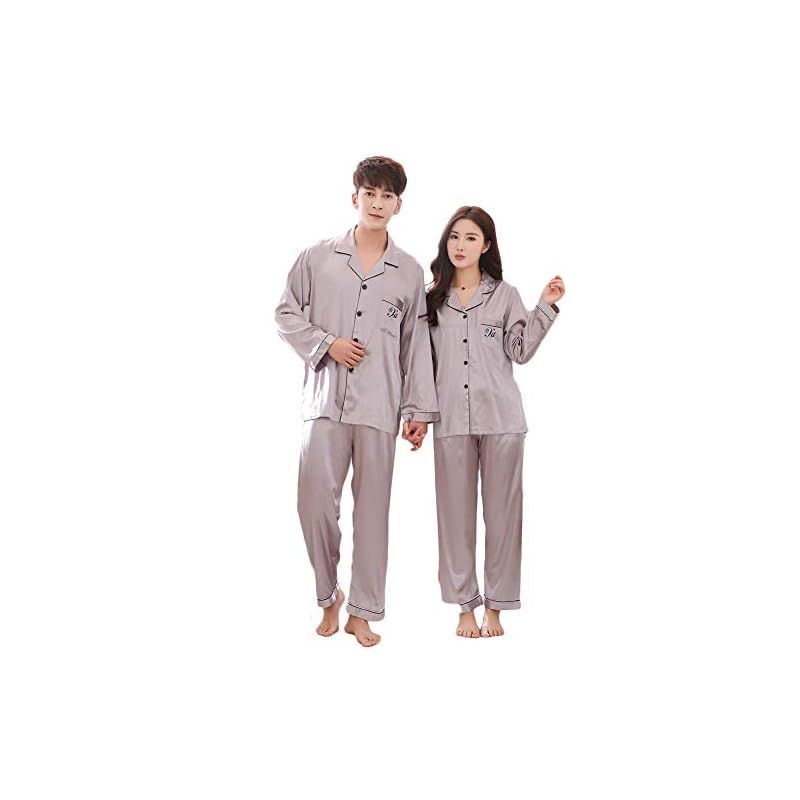 ＪＵＴＡＯＰＩＮ＼ジュタオピン] メンズパジャマ パジャマ レディース 夏 ペアパジャマ 夏 カップル ペア パジャマ パジャマお揃い メンズ  オシャレ パジャマ ペア 部屋着 カップルパジャマ ペアルックパジャマ ペアルック パジャマ メンズ MKM04 - メルカリ ジュタオピン ペアパジャマ シルク パジャマ メンズ 春 夏 ルームウェア レディース おしゃれ ペアルック パジャマ カップル 部