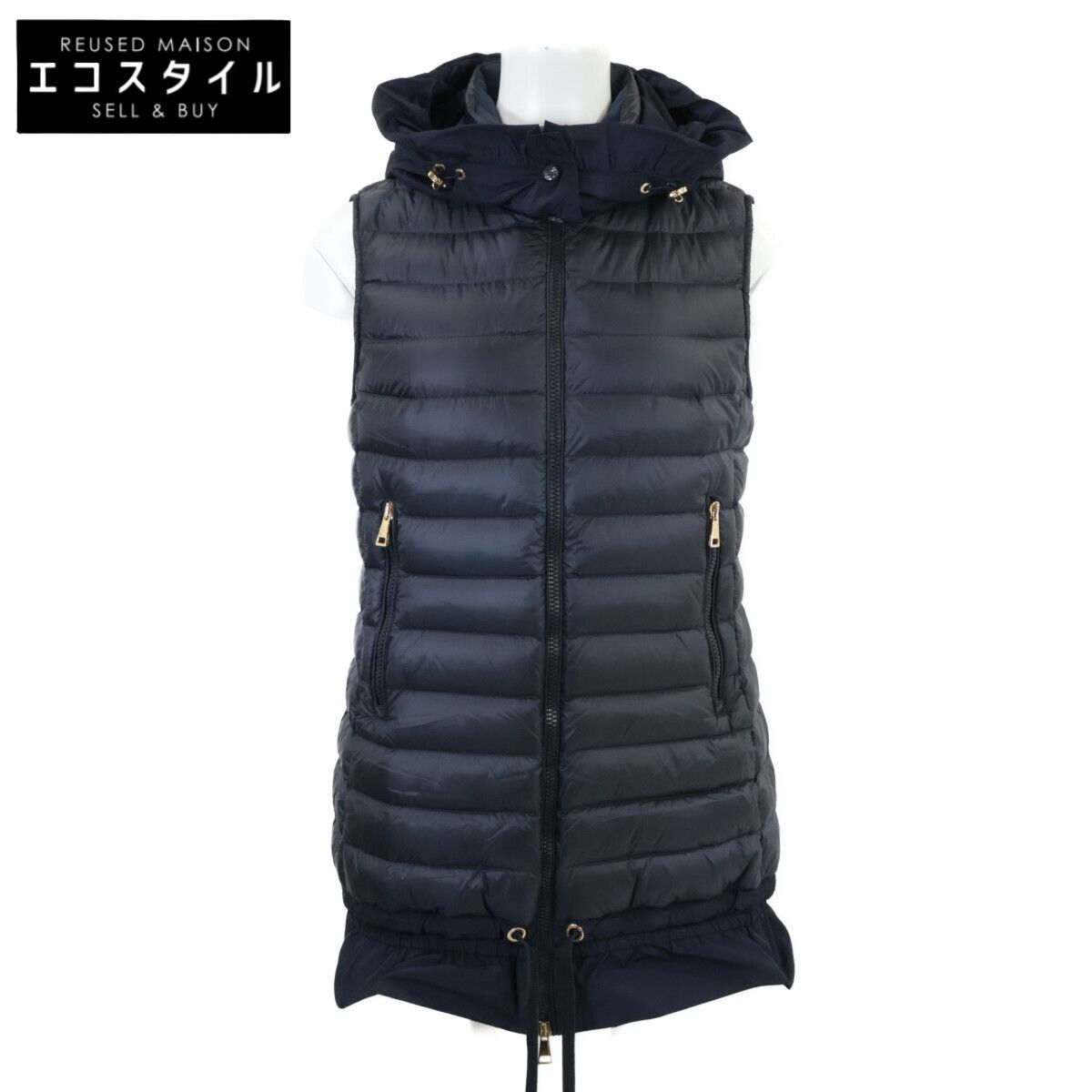 MONCLER モンクレール 【美品】AMARANTE 裾フリル フード付 0 【公式通販】