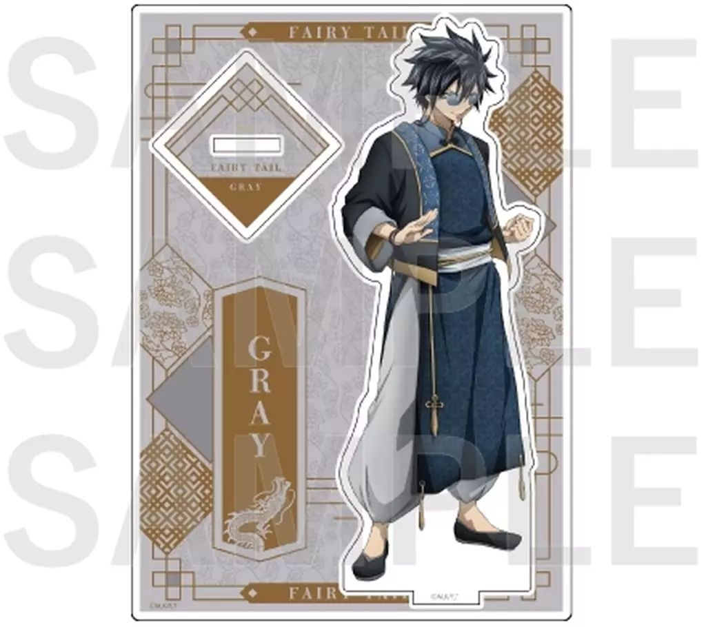 FAIRY TAIL ジュビア　グレイ　アクリルスタンド　アクリルパネル フェアリーテイルFAIRY TAIL20周年アクリルミニパネル グレイ ジュビア