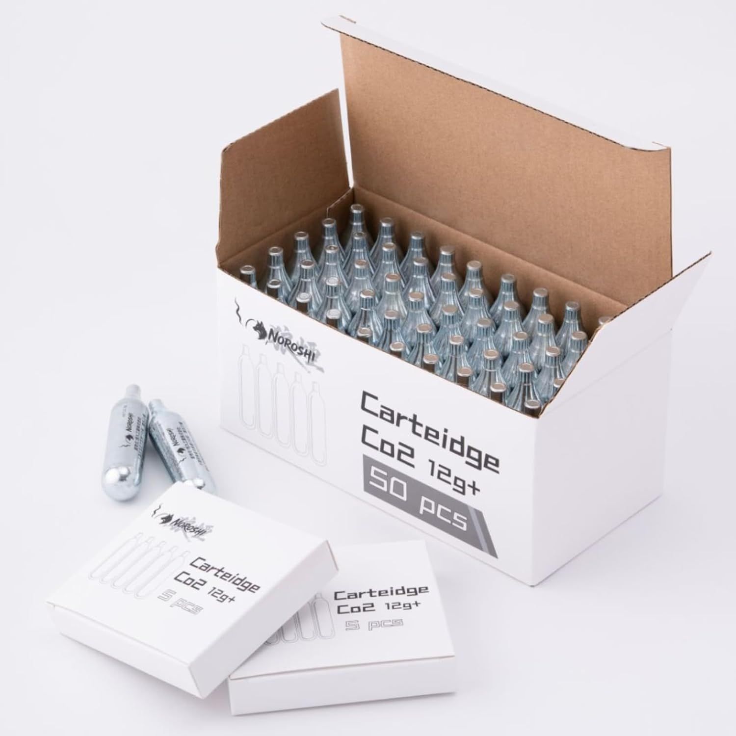 NOROSHI CO₂ ボンベ CO2カートリッジ エアガン マガジン用12g 100本