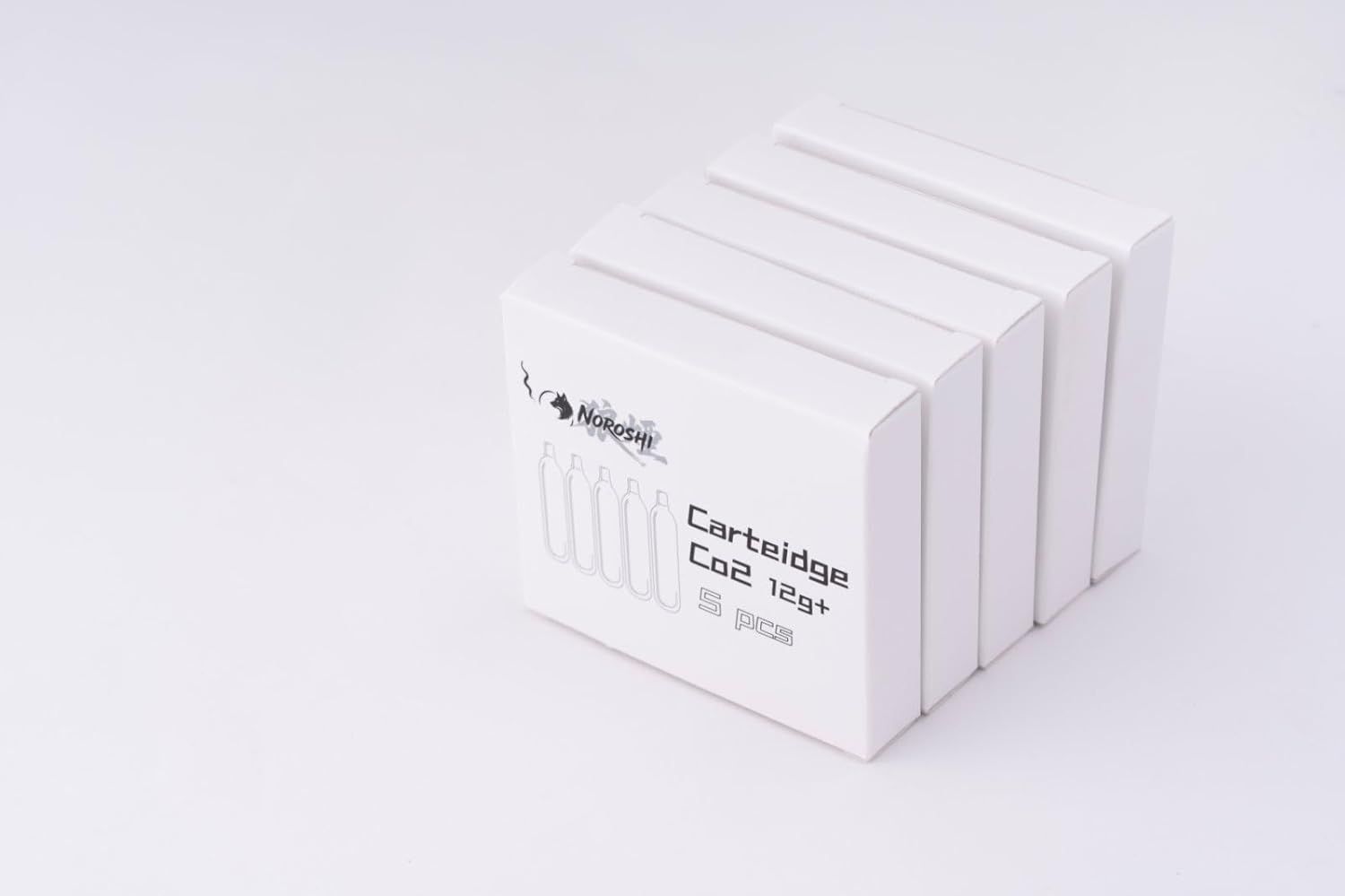 NOROSHI CO₂ ボンベ CO2カートリッジ エアガン マガジン用12g 100本