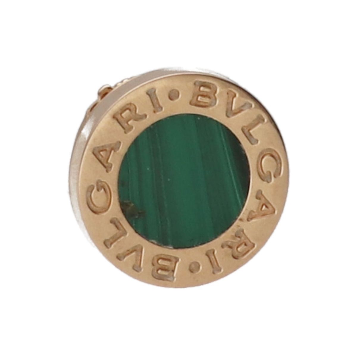 中古】 BVLGARI ブルガリ ブルガリ ピアス K18PG ピンクゴールド