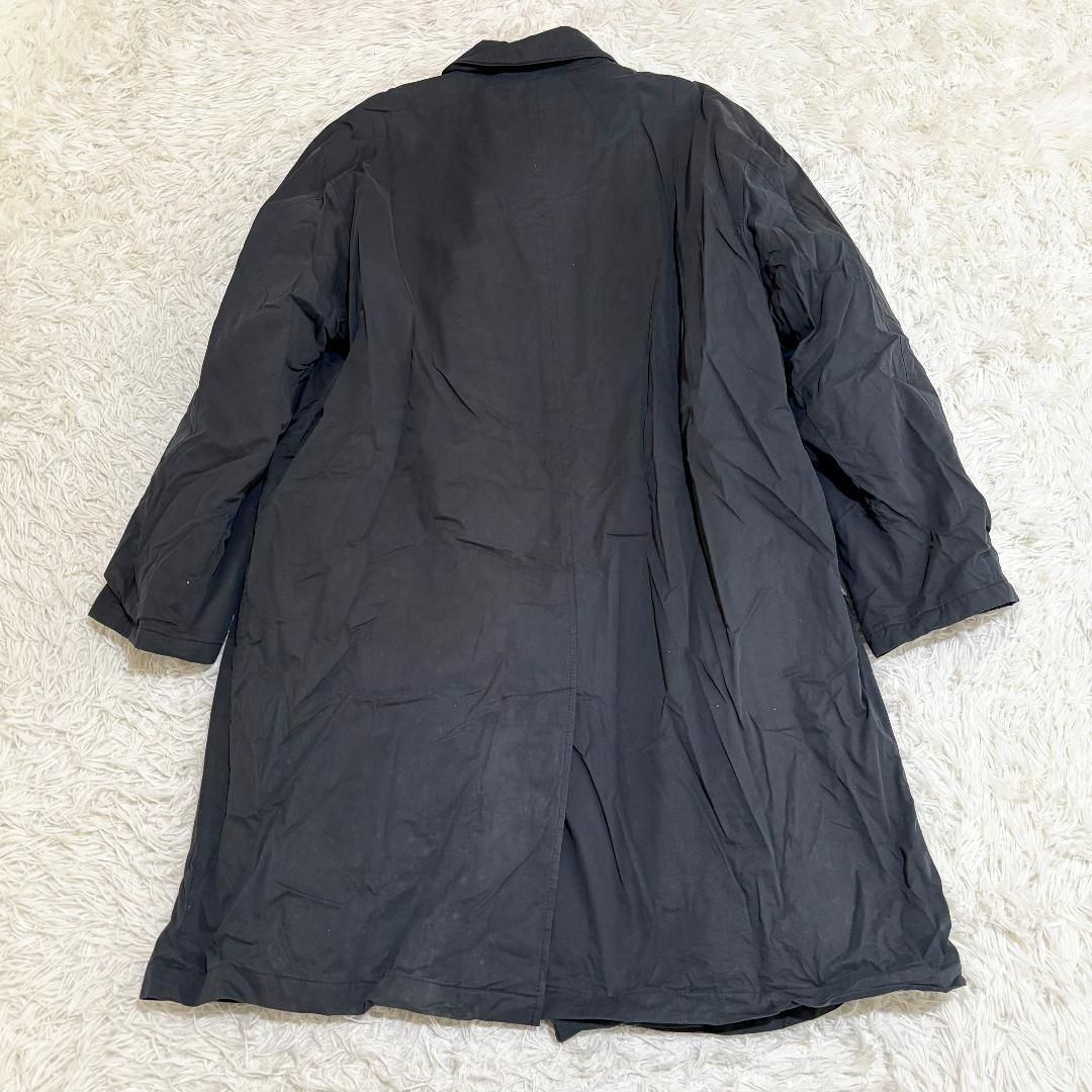 90's HUGO BOSS ステンカラーコート ヴィンテージ HUGO BOSS ヴィンテージ厚手ステンカラーコート ブラック - メルカリ