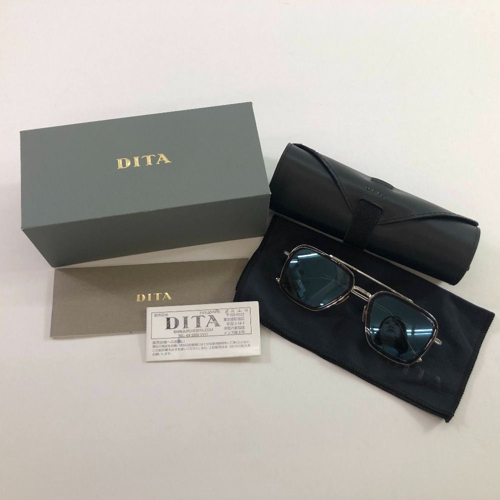 04w5927∞※【中古】 Dita ディータ FLIGHT 006 サングラス 7806ASMKPLD52 ロバート・ダウニー・Jr/ジョニーデップ着用モデル 5222-144 【八王子店】