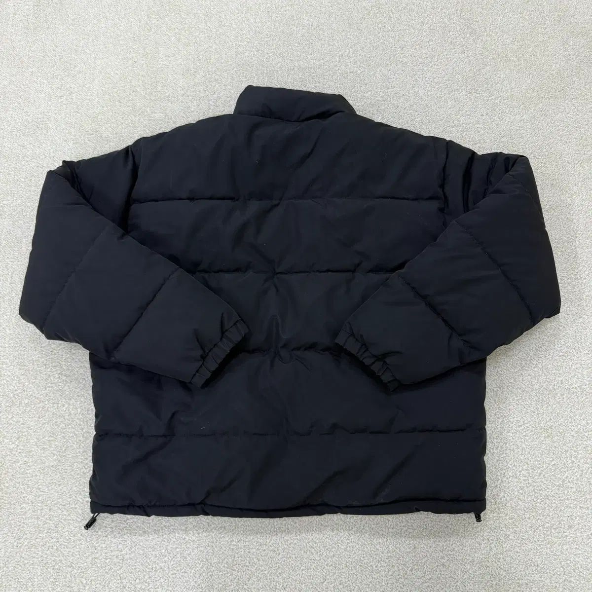 L STUSSY ステューシー ブラック パファー ショートダウン 0107T1 