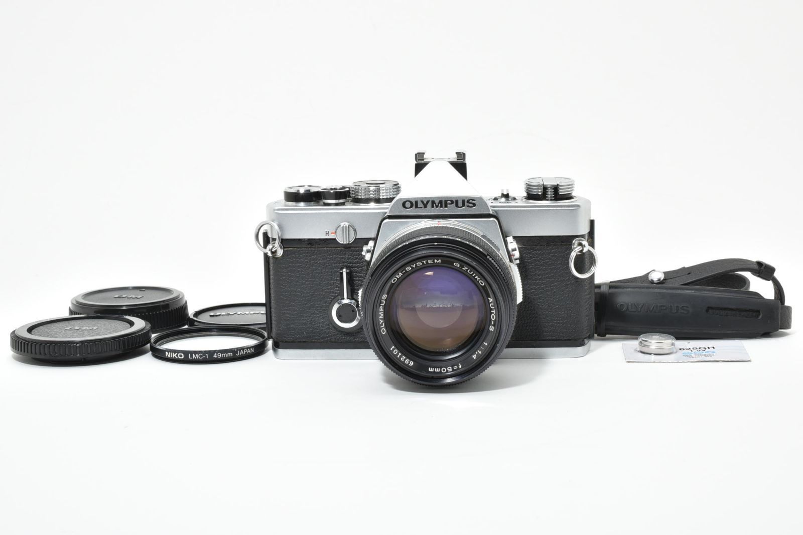 5729 【良品】 Olympus Om-1 Slr Film Camera Olympus G.Zuiko Auto-S