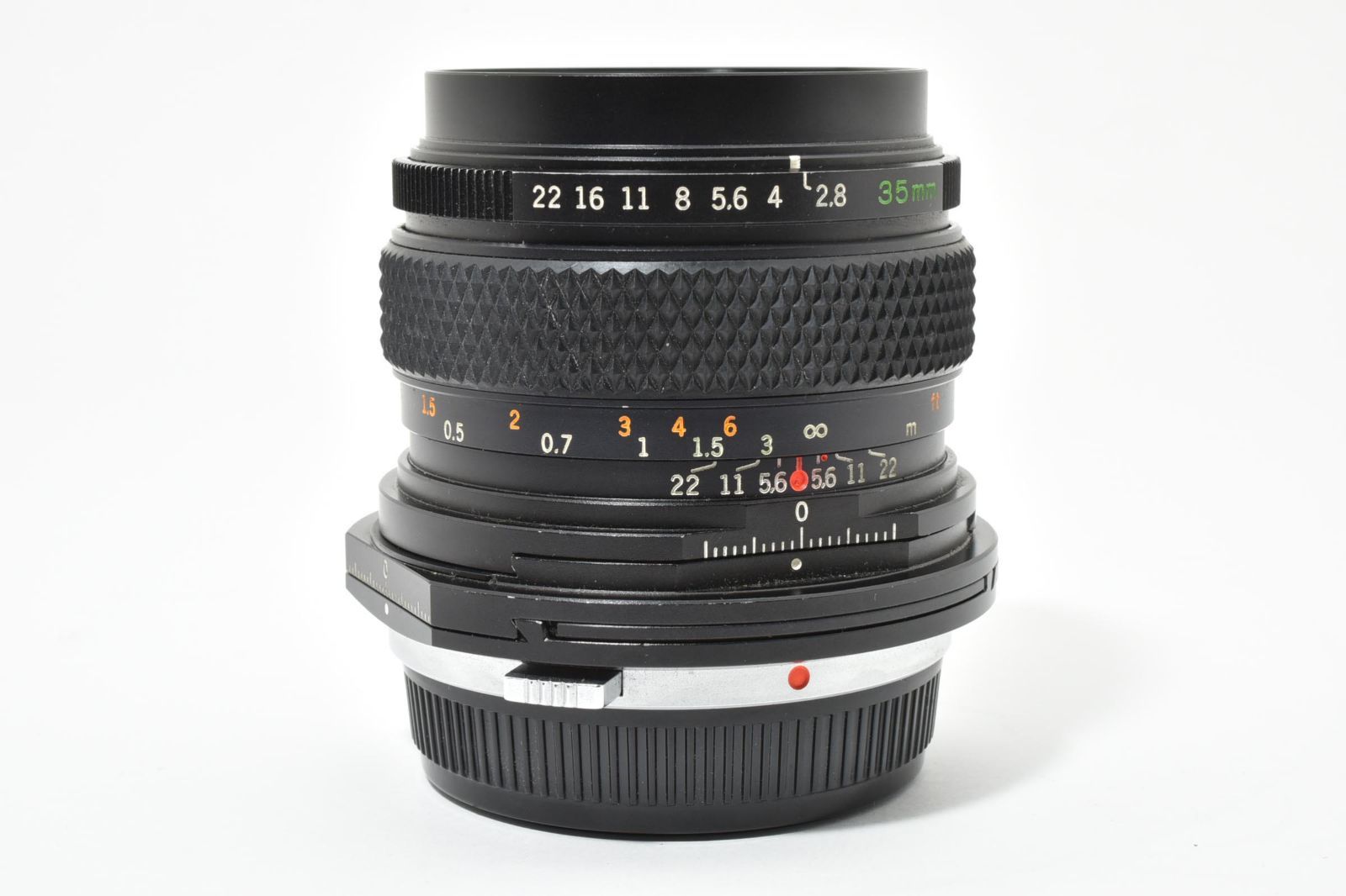 5788 【良品】 Olympus Om-System Zuiko Shift 35mm F2.8 Prime Lens