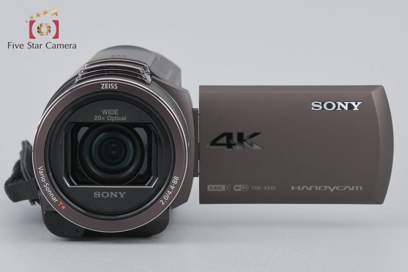 SONY Handycam FDR-AX45　ブロンズブラウン Etoren.com | Sony FDR-AX45 Camcorder Brown