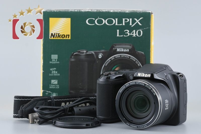 Nikon ニコン COOLPIX L340 コンパクトデジタルカメラ 4.0-112mm 1:3.1