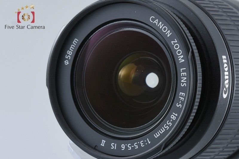 Canon キヤノン 【中古】Canon キヤノン EOS Kiss X2 + EF-S 18-55mm f 