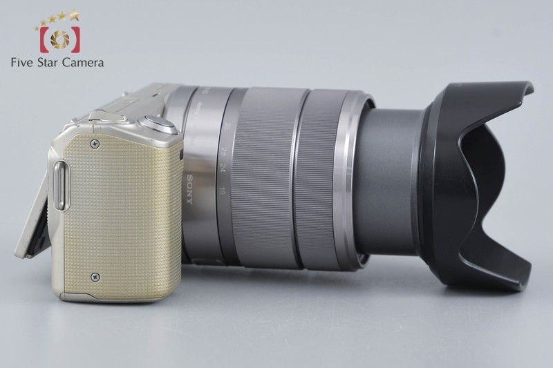 SONY ソニー 【中古】SONY ソニー α NEX-5 ゴールド + E 18-55mm f/3.5