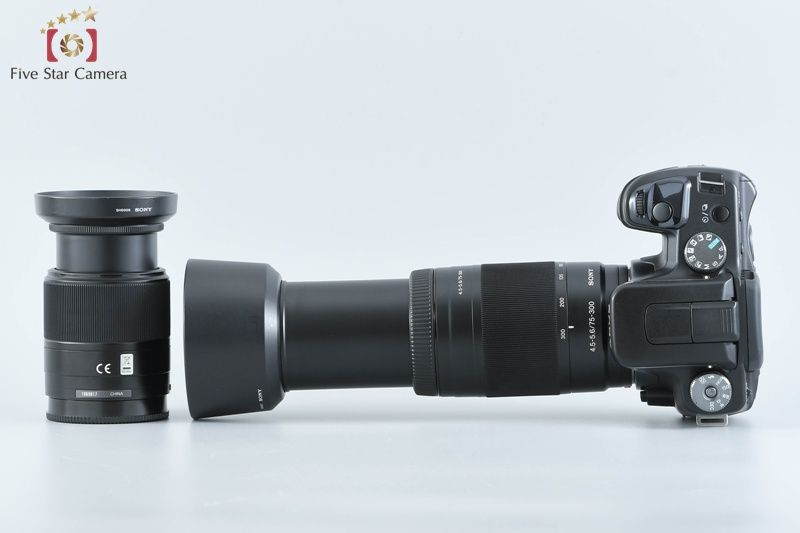 SONY ソニー 【中古】SONY ソニー α100 DSLR-A100W ダブルズームレンズ 