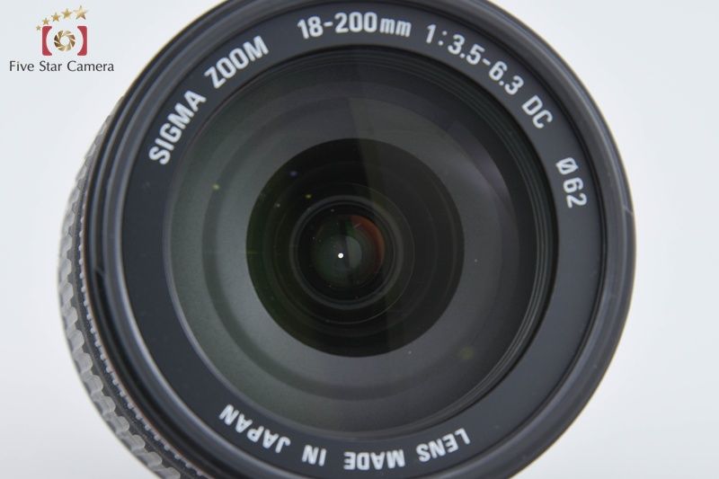 SIGMA シグマ 【中古】SIGMA シグマ 18-200mm f/3.5-6.3 D DC ソニー 