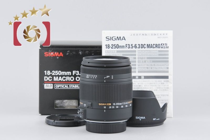 SIGMA シグマ 【中古】SIGMA シグマ 18-250mm f/3.5-6.3 DC MACRO OS 