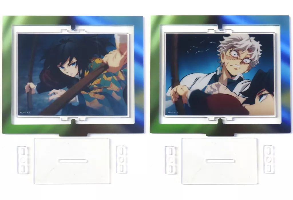 中古】アクリルスタンド・アクリルパネル 冨岡義勇(攻撃)＆不死川実弥