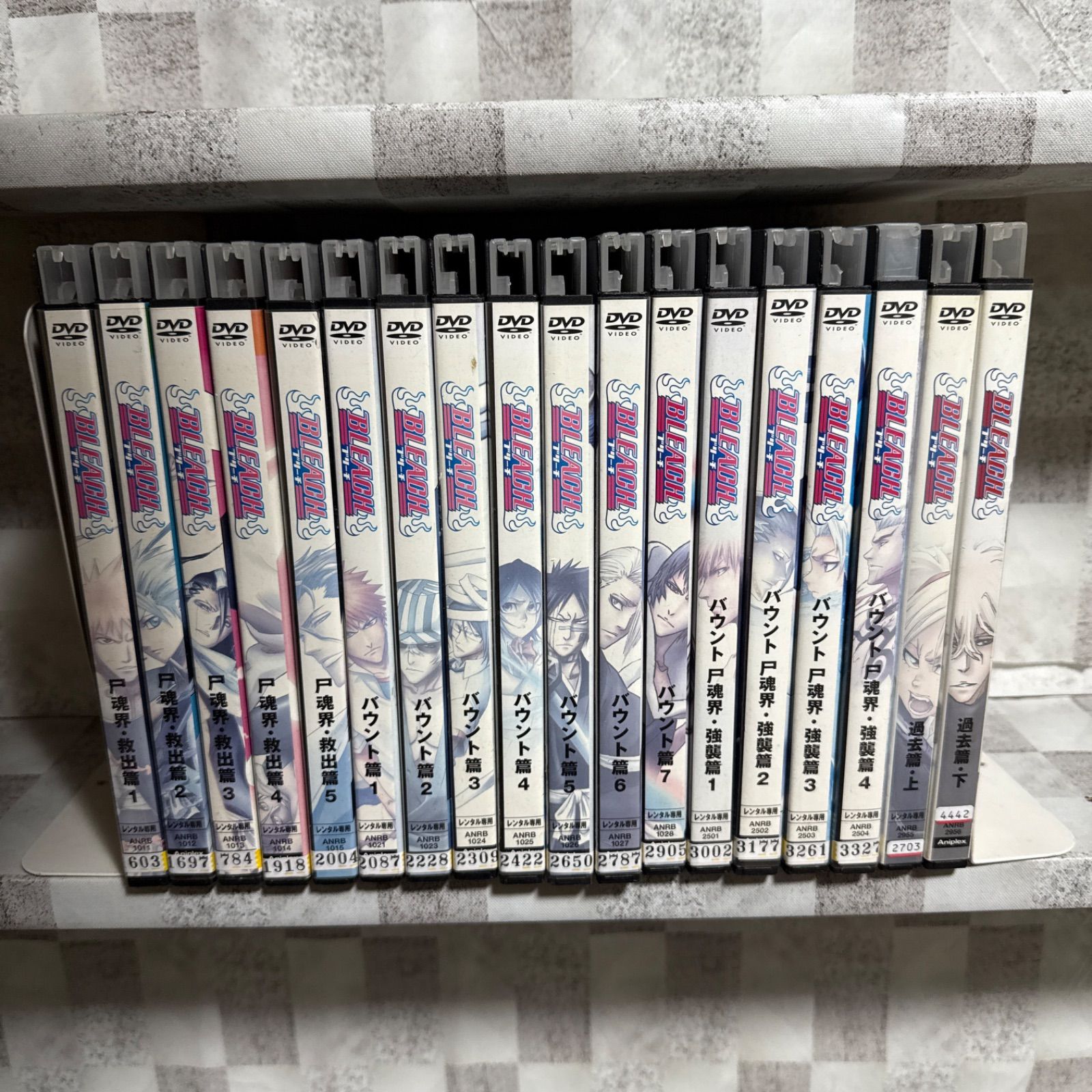 アニメ BLEACH ブリーチ DVD 18枚セット 42話～109話 プラス過去編