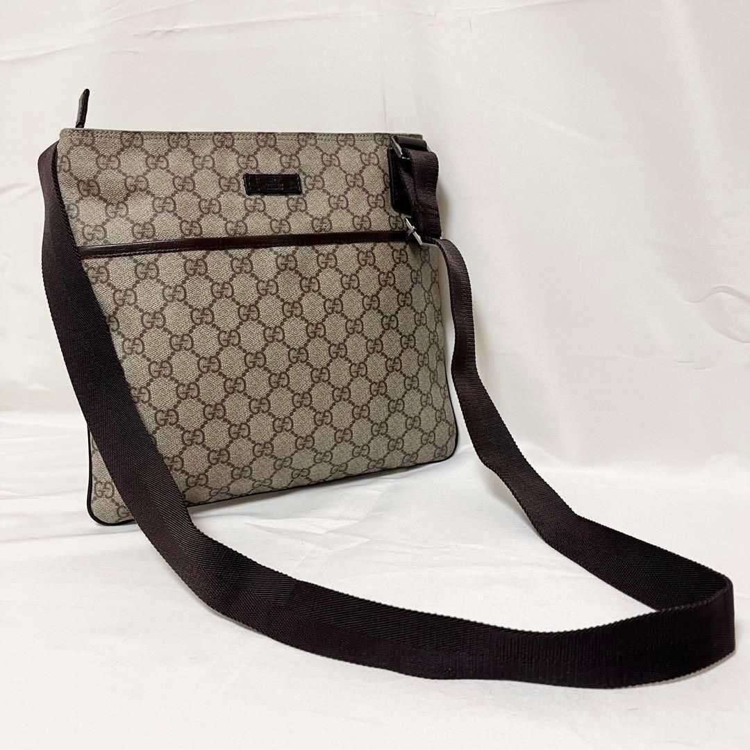 GUCCI グッチ ショルダーバッグ GGスプリーム キャンバス ベージュ 