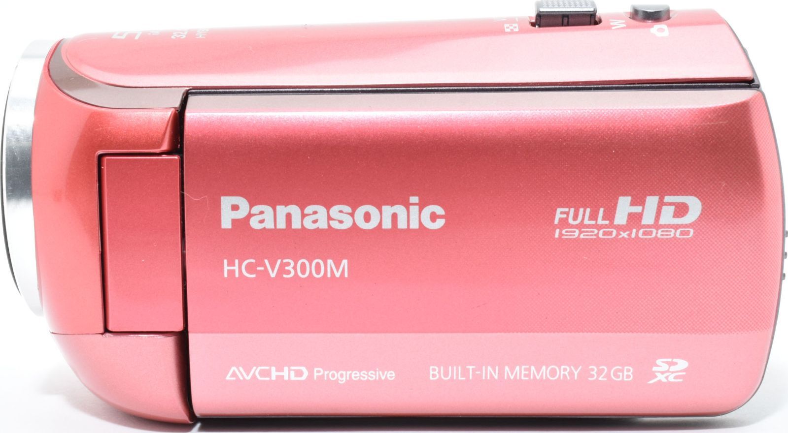 ビデオカメラ パナソニック Panasonic HC-V300M ピンク 中古 新品SD