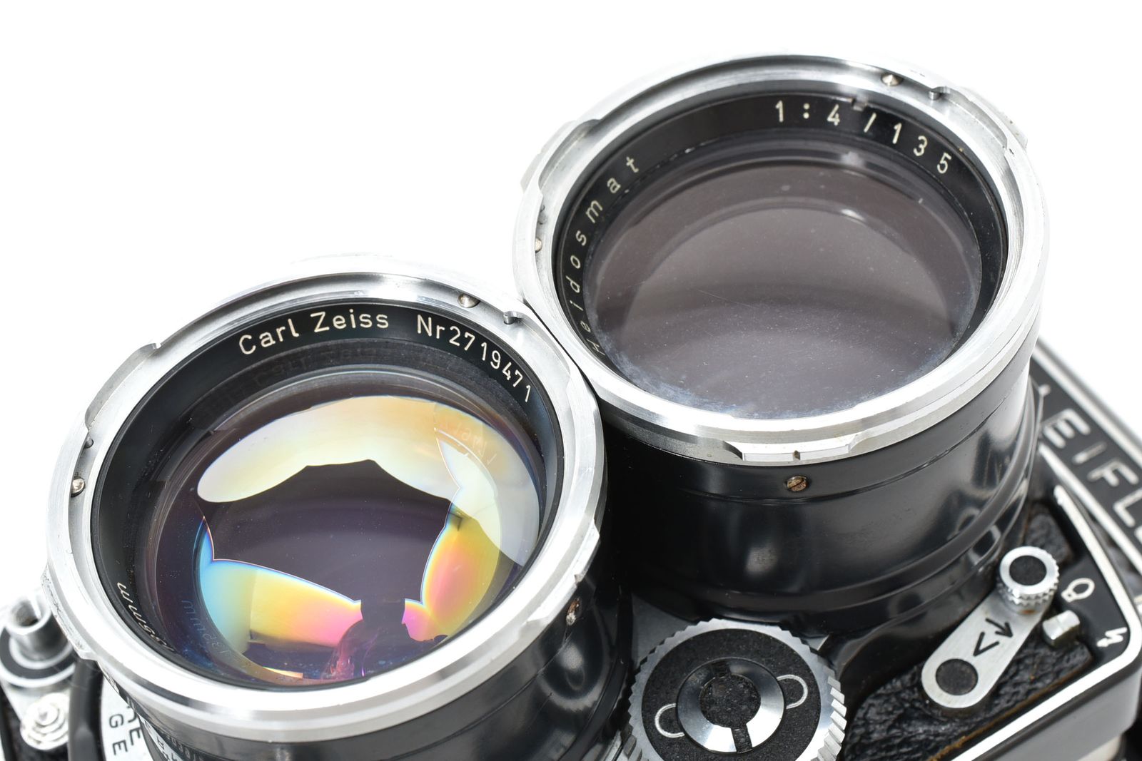 ローライ Rollei Tele-Rolleiflex Carl Zeiss Sonnar 135mm F4 露出計
