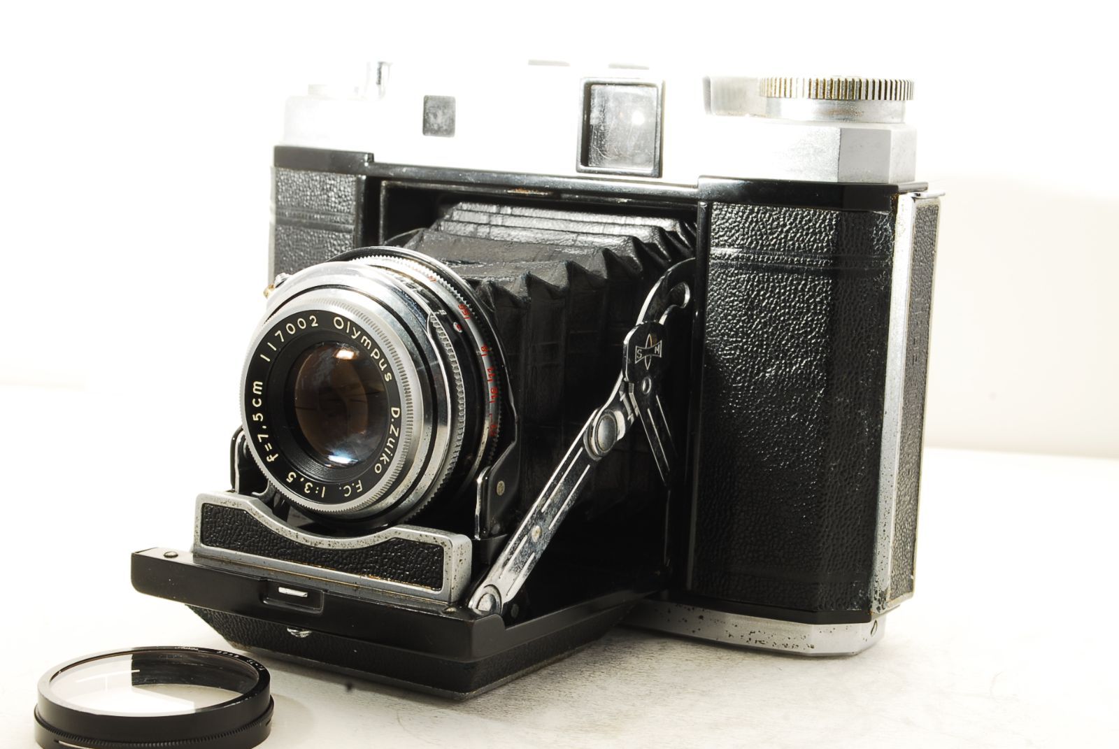 マミヤ Mamiya-6 Olympus D.Zuiko F.C. 7.5cm F3.5 蛇腹カメラ ケース