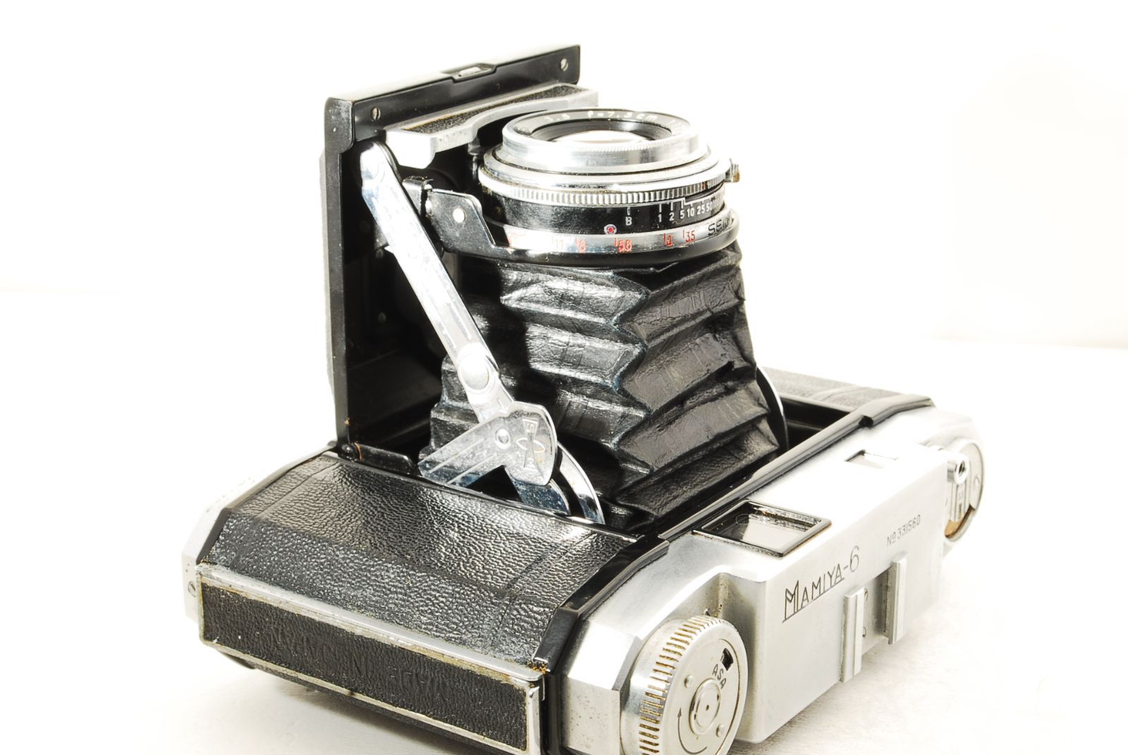 マミヤ Mamiya-6 Olympus D.Zuiko F.C. 7.5cm F3.5 蛇腹カメラ ケース