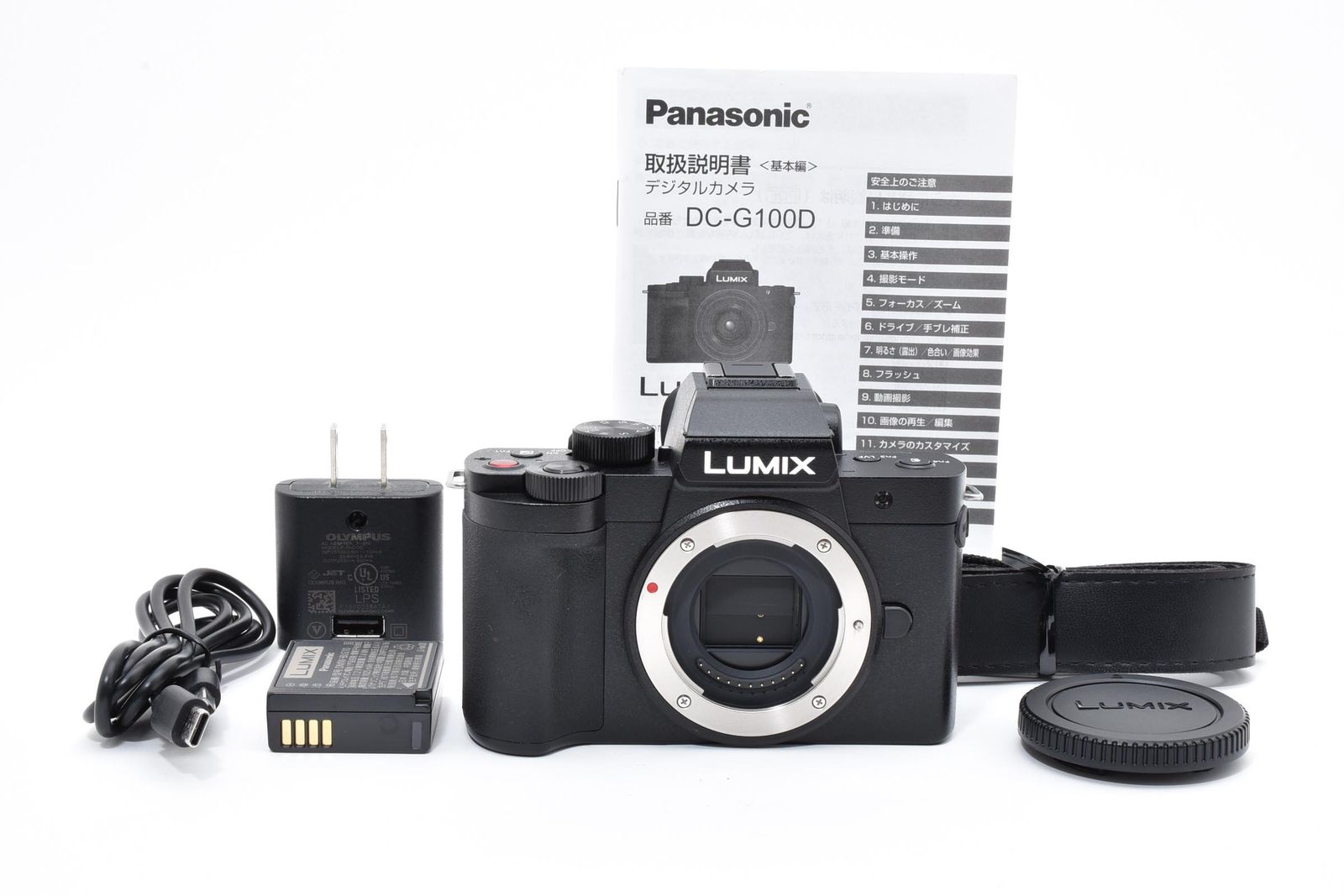□ 美品 □ パナソニック PANASONIC LUMIX DC-G100D ボディ ≪S数540回