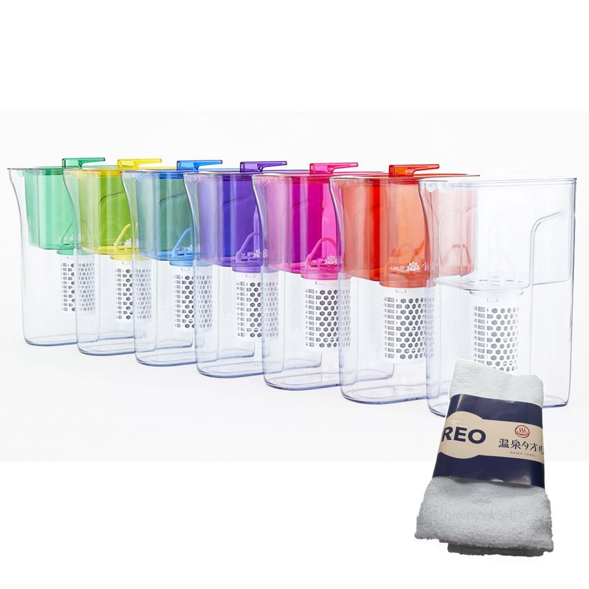 新品　ガイアの水 和蓮ポット ポット型浄水器 PFOS/PFOA除去対応 Amazon | ガイアの水 浄水器 和蓮ポット ガイアの水135 カートリッジ