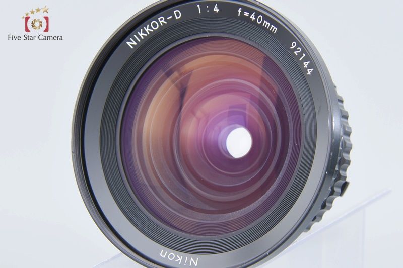 Nikon ニコン 【中古】Nikon ニコン NIKKOR-D 40mm f/4 ゼンザブロニカ