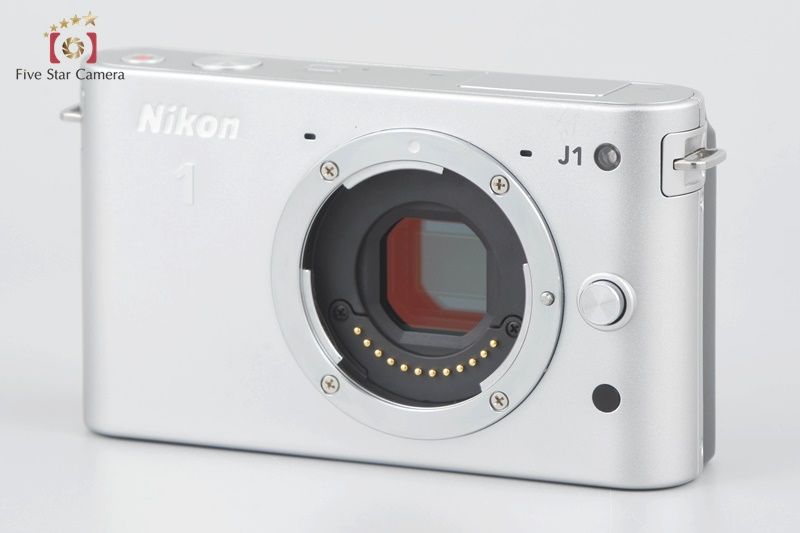 Nikon ニコン 【中古】Nikon ニコン 1 J1 シルバー ミラーレス一眼 