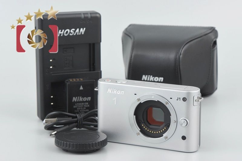 Nikon ニコン 【中古】Nikon ニコン 1 J1 シルバー ミラーレス一眼 