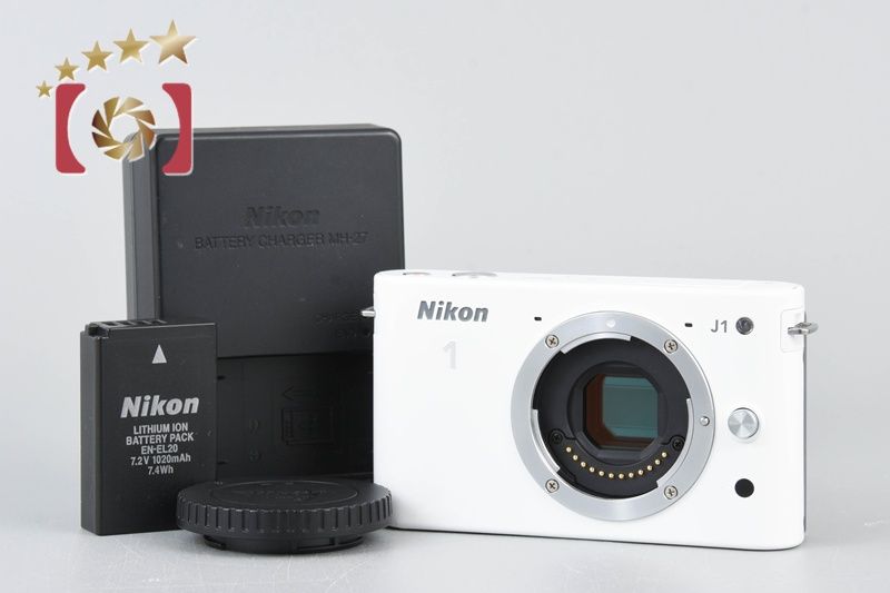 Nikon ニコン 【中古】Nikon ニコン 1 J1 ホワイト ミラーレス一眼 