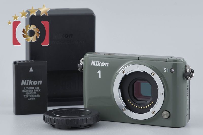 Nikon ニコン 【中古】Nikon ニコン 1 S1 カーキ ミラーレス一眼カメラ 