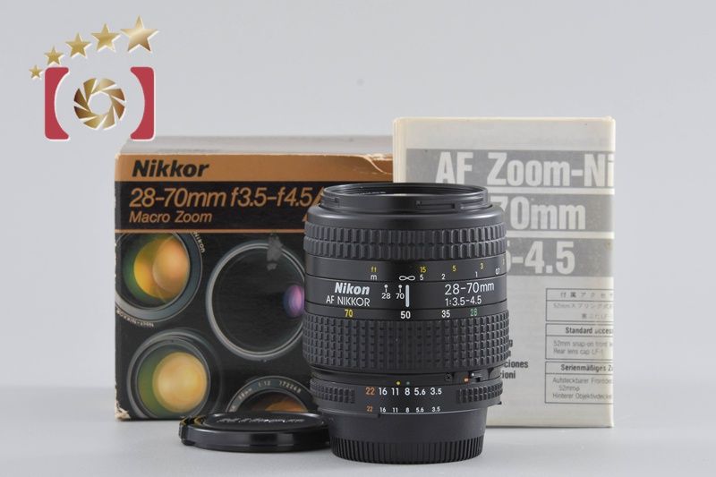 Nikon ニコン 【中古】Nikon ニコン AF NIKKOR 28-70mm f/3.5-4.5 元箱 